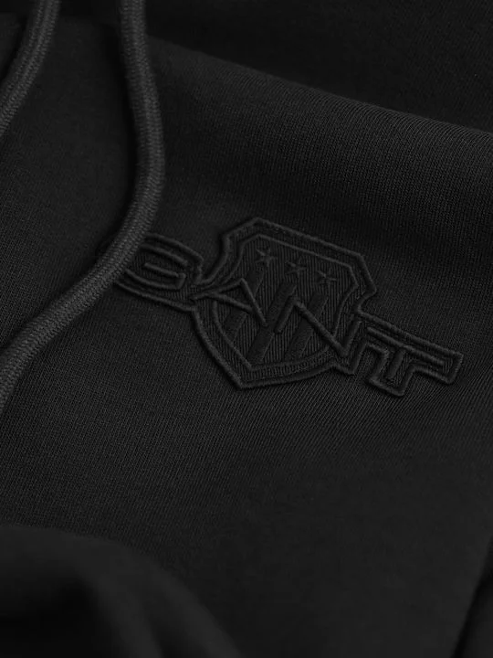 GANT  Regular Tonal Shield Hoodie for Men | Best Price UAE